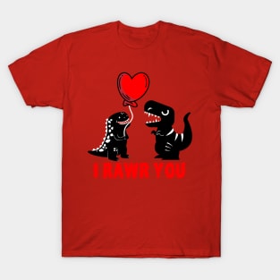 valentines day Dinosaur T Rex T-Shirt